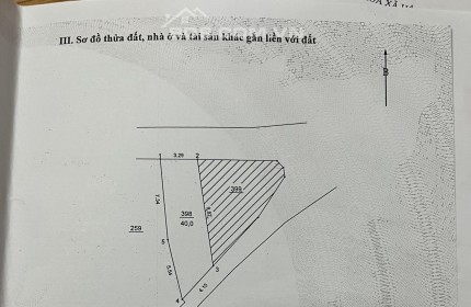 Bán đất Khuyến Lương, Hoàng Mai, 2 mặt ngõ, ô tô đỗ cửa 40 m2, 3 tỷ 300